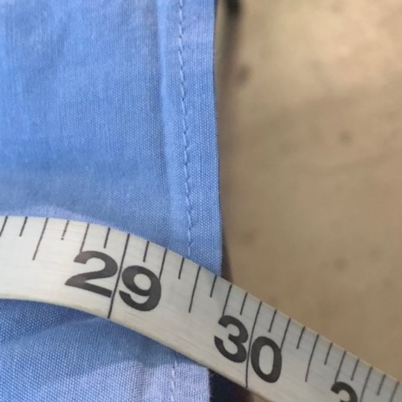 Goodfellow Men's Spring Blue Full Button Short Sleeve Shirt L Slim Fit NWT - Picture 9 of 9